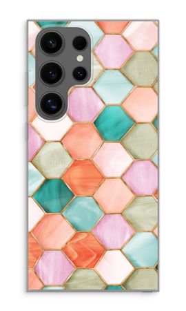 Hexagons in stained glass