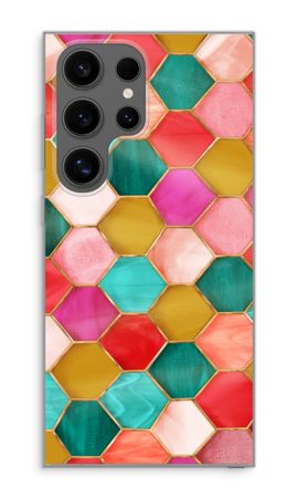 Hexagons in stained glass