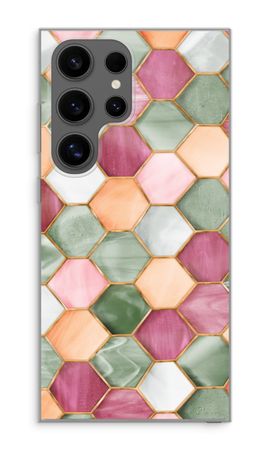 Hexagons in stained glass