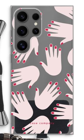 Hands pink