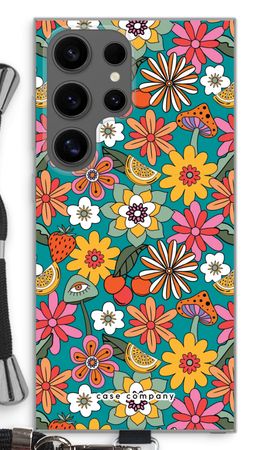 Retro Flowers N°2 - Blue