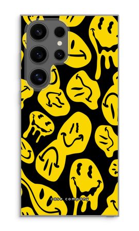 Melting smiley - Yellow