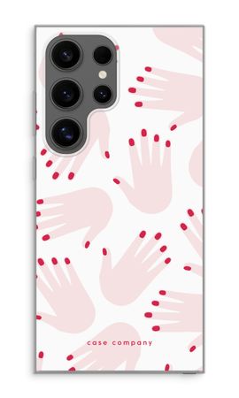Hands pink