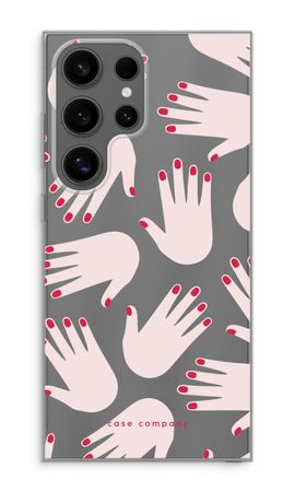 Hands pink