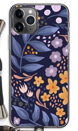 Flowers with blue leaves