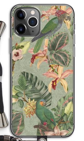 Tropical jungle parrot