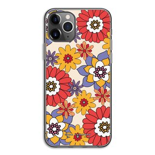 Retro Blumen - Gelb