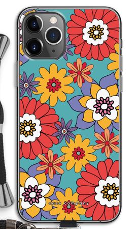 Retro Flowers - Blue