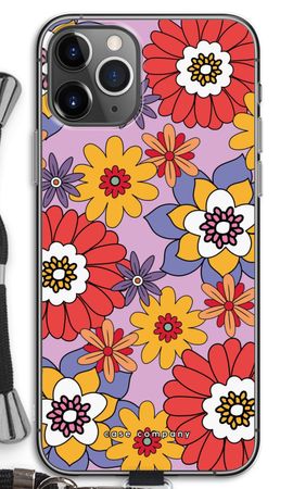 Retro Flowers - Purple