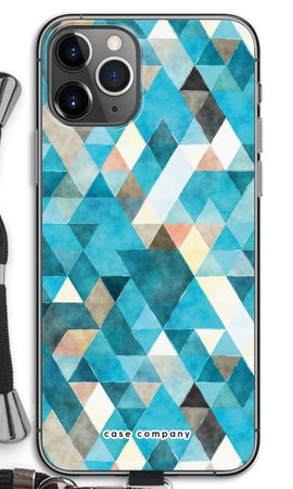 Coloured triangles blue