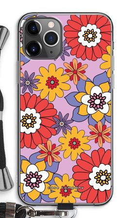 Retro Flowers - Purple