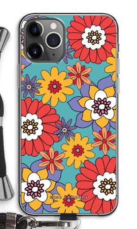 Retro Flowers - Blue