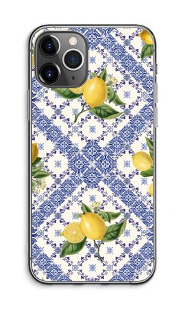 Blue tiles and lemons