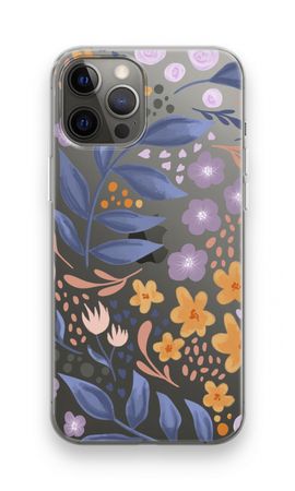 Flowers with blue leaves
