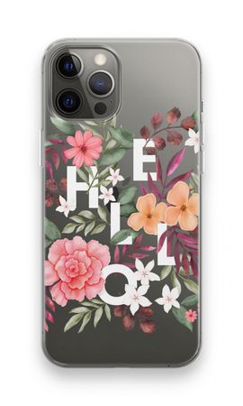 Hello in flowers