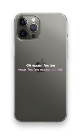 Fouten maken u niet