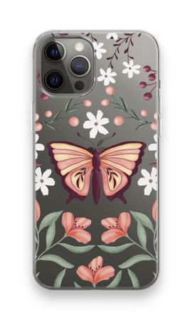 Vlinder in een bloemenwereld