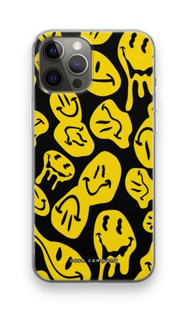 Melting smiley - Yellow