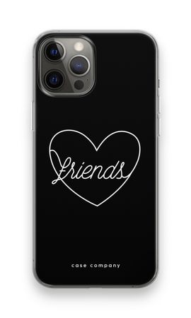 Friends heart black
