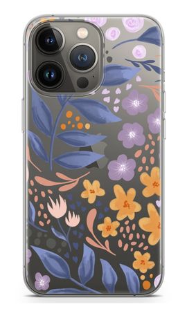 Flowers with blue leaves