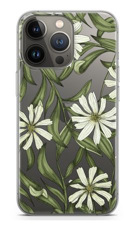 White flower pattern