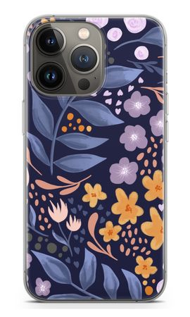 Flowers with blue leaves