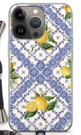 Blue tiles and lemons