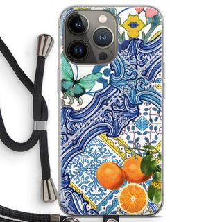 Blauwe tegels en sinaasappels