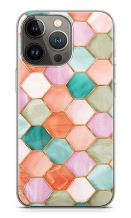 Hexagons in stained glass