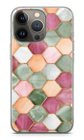 Hexagons in stained glass