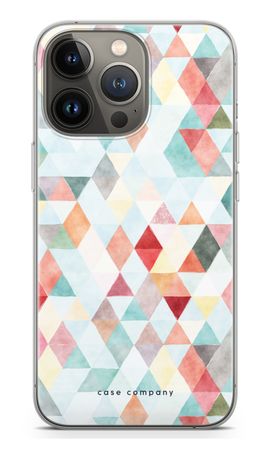 Coloured triangles pastel