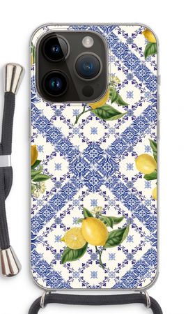 Blue tiles and lemons