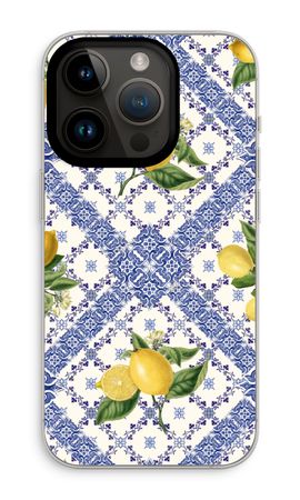 Blue tiles and lemons