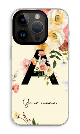 Flirty Flowers Monogram