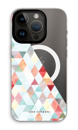 Coloured triangles pastel