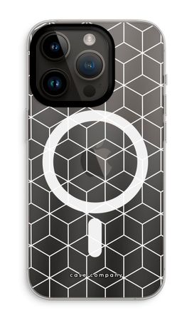 Cubes black and white