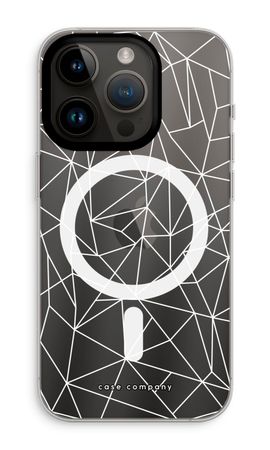 Geometric lines white