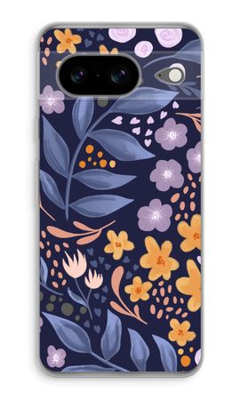 Flowers with blue leaves