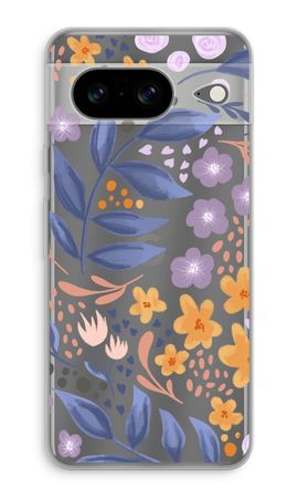 Flowers with blue leaves