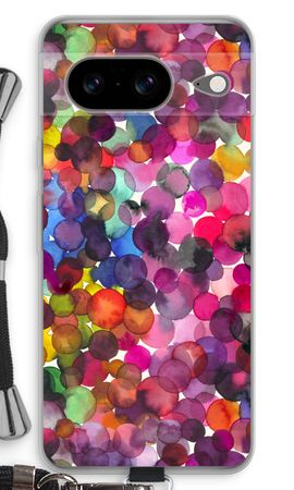 Points d'aquarelle superposés