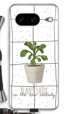 Houseplant on windowpane