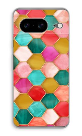 Hexagons in stained glass