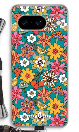 Retro Bloemen N°2 - Blauw