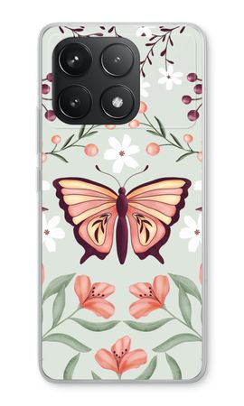 Butterfly in a floral world