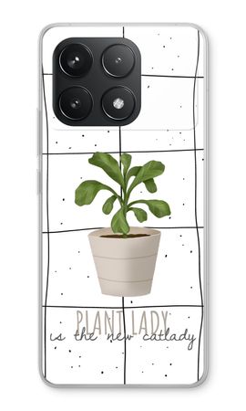 Houseplant on windowpane