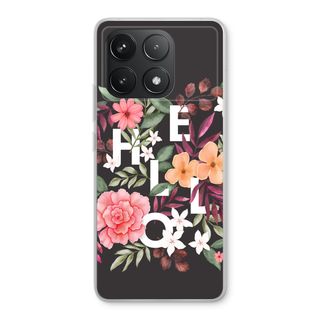 Hello in flowers