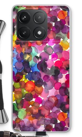 Überlappende Aquarell-Punkte