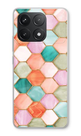 Hexagons in stained glass