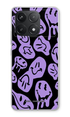 Melting Smiley - Purple