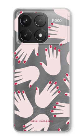 Hands pink